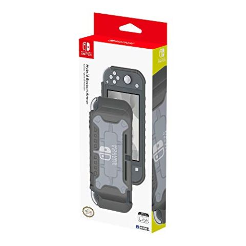 Nintendo Switch Lite Hybrid System Armor (Gray) by HORI - Officially Licensed by Nintendo (New)