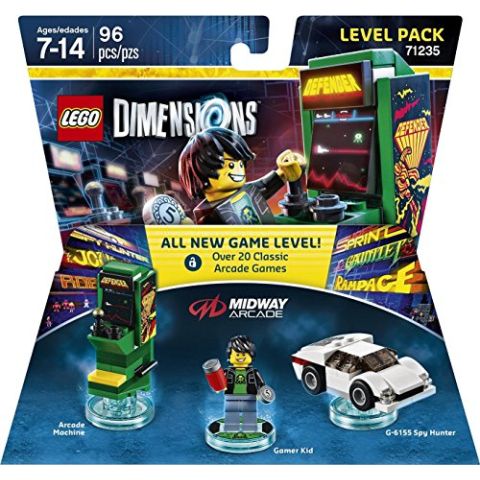 Lego Dimensions Midway Retro Gamer Level Pack (New)