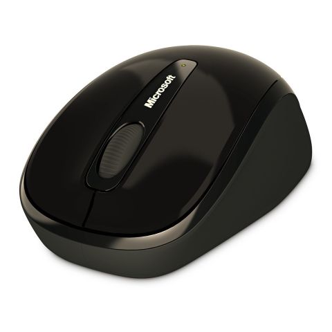Microsoft Wireless Mobile Mouse 3500 - Black Gloss (New)
