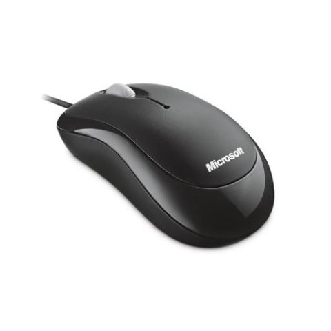 Microsoft Basic Optical Mouse - Black (Business Packaging) (New)