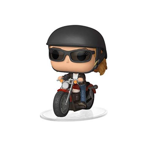 Funko 36418 POP Ride Captain Marvel-Carol Danvers on Motorcycle Collectible Figure, Multicolor (New)