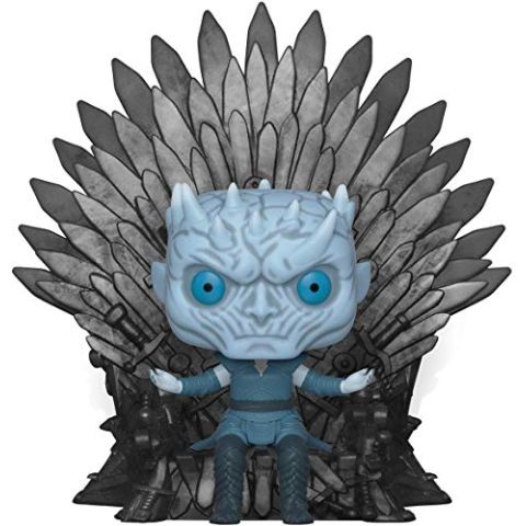 Funko 37794 POP. Deluxe: Game S10: Night King Sitting on Throne Collectible Figure, Multicolour (New)