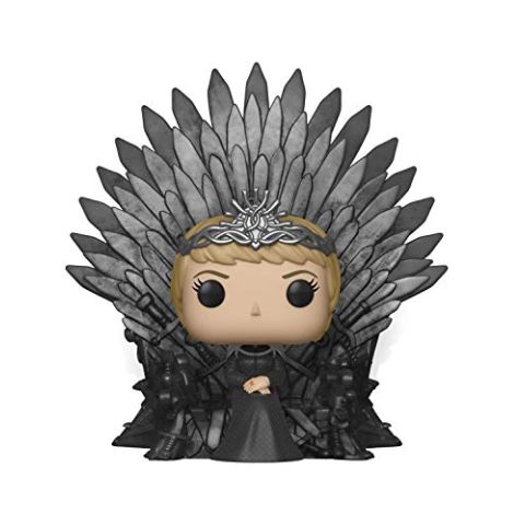 Funko 37796 POP Deluxe: Game S10: Cersei Lannister Sitting on Iron Throne Collectible Figure, Multicolour (New)