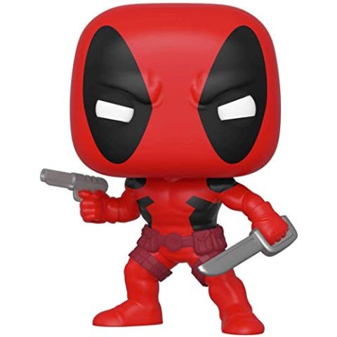 Funko 44154 POP. Bobble Marvel: 80th-First Appearance: Deadpool Collectible Figure, Multicolour (New)