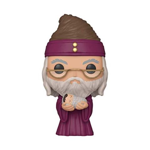 Funko 48067 POP Potter-Dumbledore w/Baby Harry Collectible Toy, Multicolour (New)