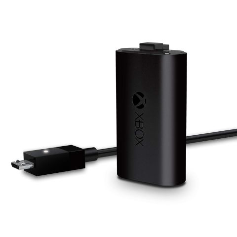 Microsoft Xbox One Play and Charge Kit (Black) (Use with micro-USB Controller) (New)
