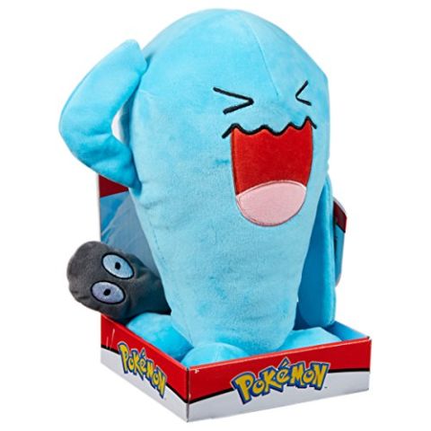 Pokemon 96372 Wobbuffet Plush Toy, Multi-Colour, 12-Inch (New)