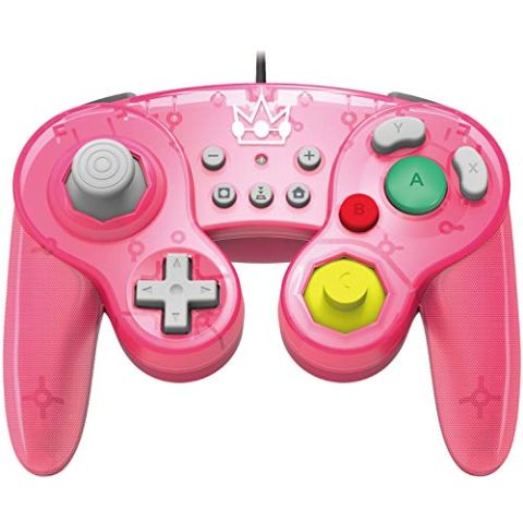 Official Nintendo Licensed Smash Bros Gamecube Style Controller (Peach Version) (Nintendo Switch) (New)