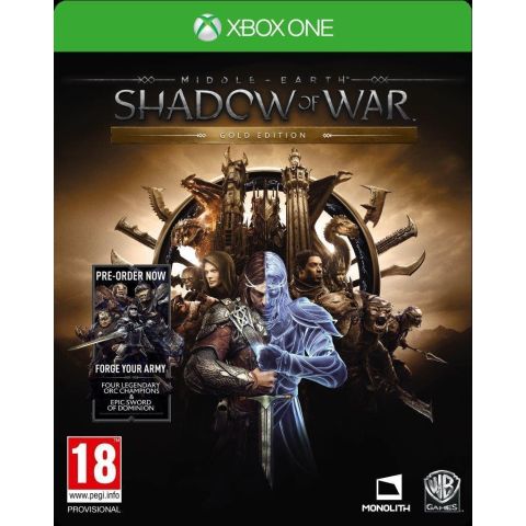 Middle-Earth Shadow of War (Gold Edition) (Xbox One) (New)
