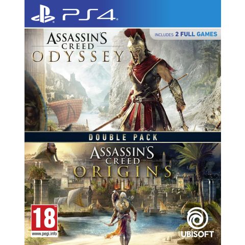 Assassin's Creed Origins + Odyssey Double Pack (PS4) (New)