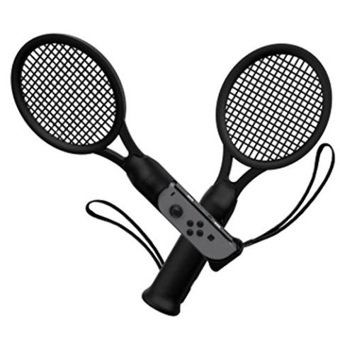 Tennis Racket Double Pack for Nintendo Switch Joy-Con Controller (New)