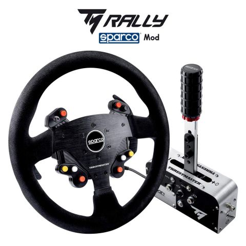 ThrustMaster Rally Race Gear Sparco Mod Set - Black (New)