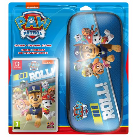 Paw Patrol: On A Roll Switch Game + Travel Case (Nintendo Switch) (New)