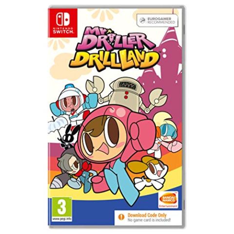 Mr. DRILLER DrillLand (Nintendo Switch) (Code In A Box) (New)