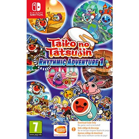 Taiko no Tatsujin: Rhythmic Adventure Pack 1 (Code In A Box) (Switch) (New)