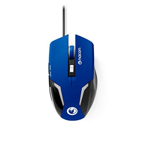 NACON NA359008 Optical Mouse GM-105 Blue Gaming Mouse (New)