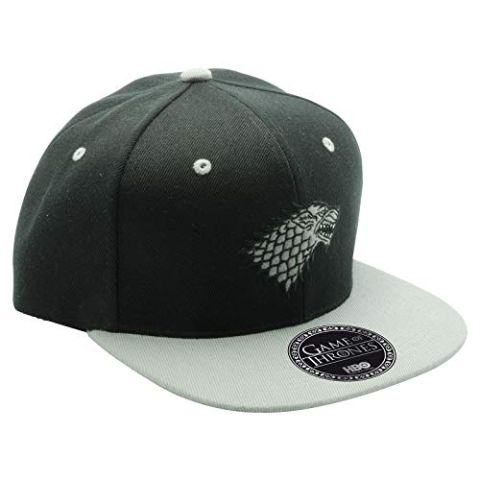 ABYstyle - Game of Thrones - Stark Snapback Cap - Black and Gey - One Size (New)
