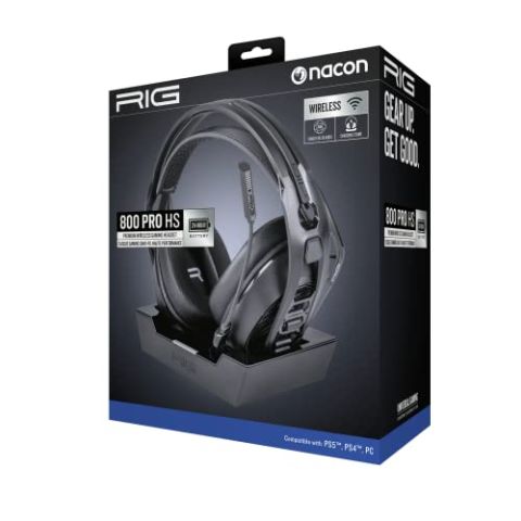 Nacon Rig 800 PRO HS Wireless Gaming Headset Black PS4