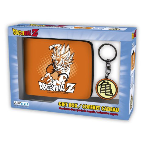Dragon Ball Z Wallet Gift Set (Wallet + Keyring) (New)