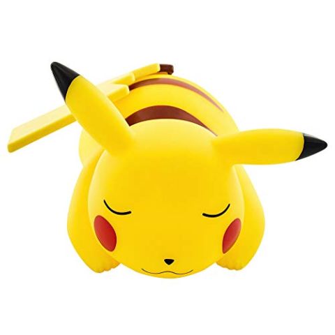Pokémon 811360 Sleeping Pikachu Light-up Figurine-25cm, Yellow (New)