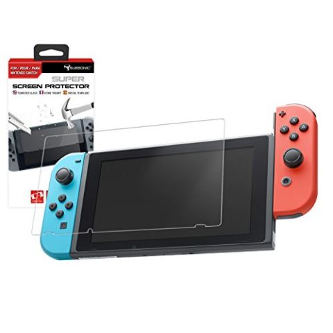 Subsonic - Super screen protector for Nintendo Switch - Ultra-resistant tempered glass screen protector (New)