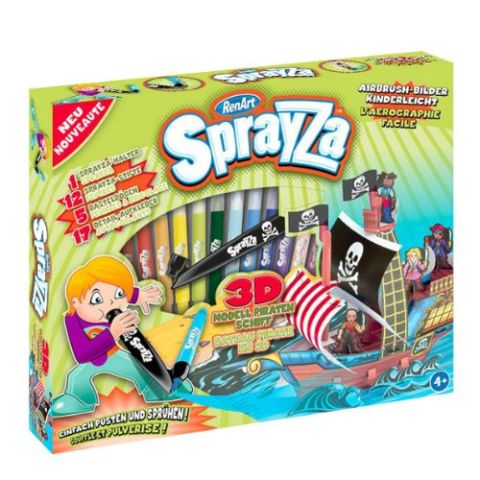 SprayZa RA22002 Pirate Ship Activity Set (New)