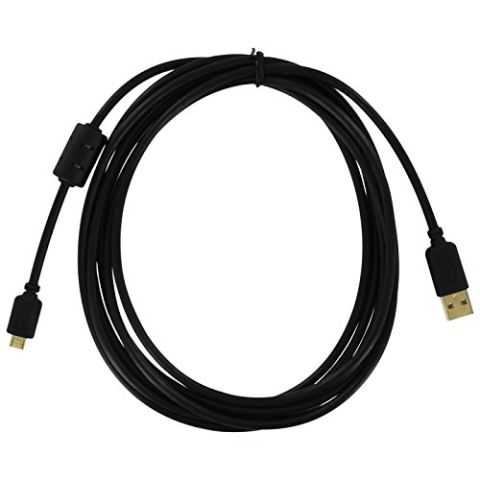 ZedLabz Pro (Gold Plated) 3M Extra Long USB Charge Cable  (PS4) (New)