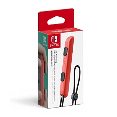 Nintendo Switch Joy-Con Controller Strap - Neon Red (New)