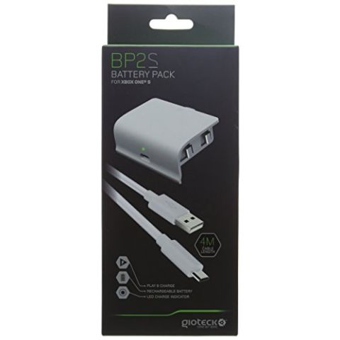 Gioteck BP2S White Rechargeable Battery Pack (Xbox One) (New)