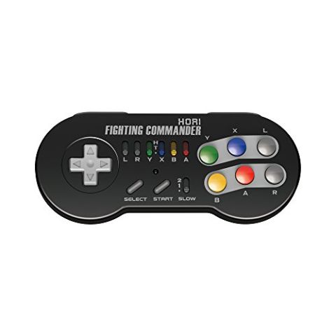 HORI Wireless Mini SNES Fighting Commander Classic Controller Mini SNES/NES/Wii U (New)