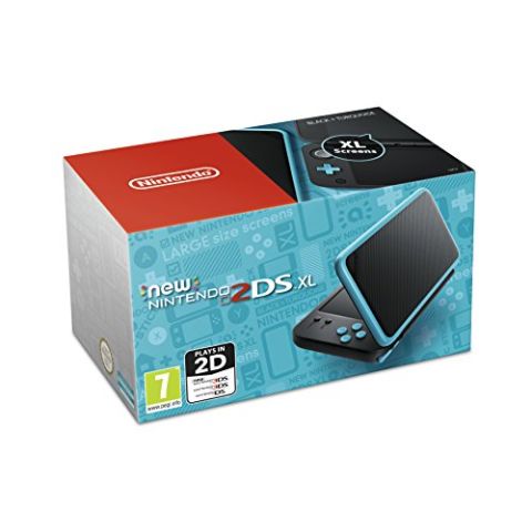 New Nintendo 2DS XL (Black \ Turquoise) (UK Version) (New)