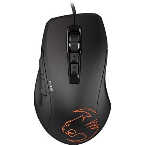 Roccat ROC-11-723 5000dpi Kone Pure SEL Pro-Optic RGB Gaming Mouse, Black (New)