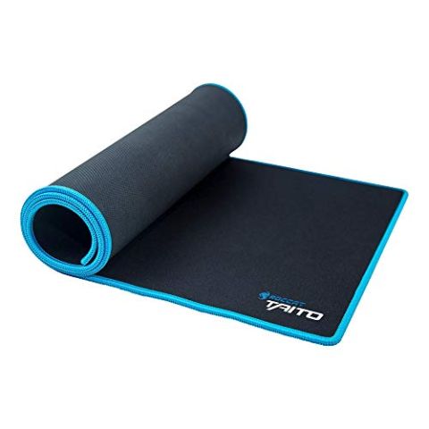 Roccat ROC-13-172 860 x 330 x 3.5 mm 2X-Large Taito Control Wide Gaming Mousepad - Black/Blue (New)