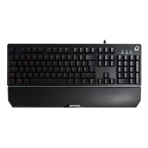QPAD®|MK-40 Pro Gaming Membranical Keyboard, Aluminium, LED Backlit (New)