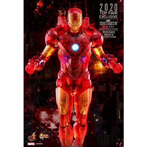 Hot Toys Marvel Iron Man Mark IV (Holographic Version) Toy Fair Exclusive Action Figure 30cm (New)
