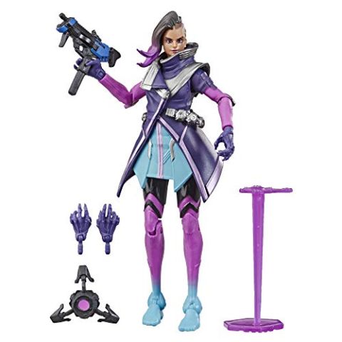 OVERWATCH Ultimates Series Sombra 6-Inch-Scale Collectible Action Figure with Accessories - Blizzard Video Game Character (New)