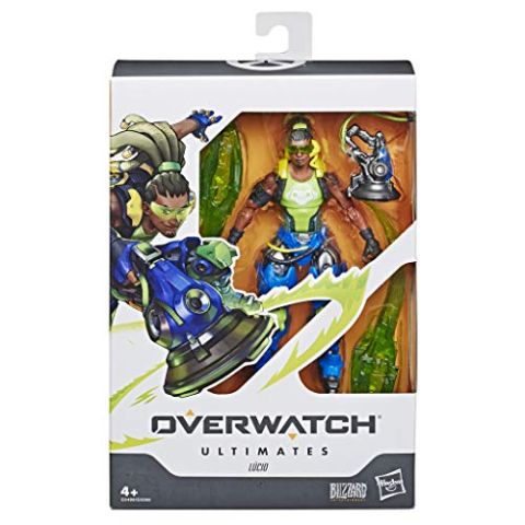 Overwatch Ultimates Series Lucio 6 Inch Scale Collectible Action Figure with Accessories, Blizzard Video Game Character (New)