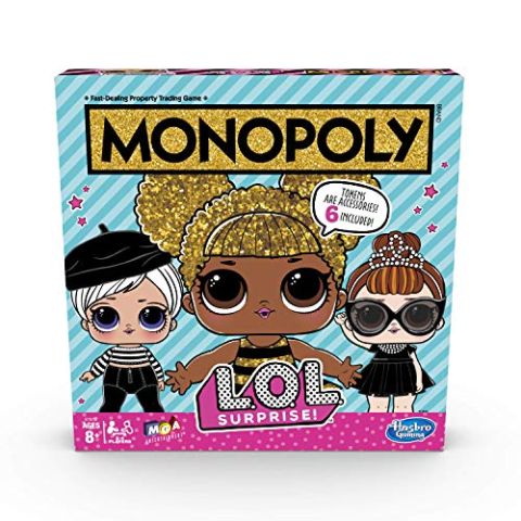 Monopoly Game: L.O.L. Surprise Edition Board Game for Kids Ages 8 and up (New)