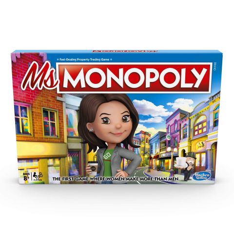 MS. Monopoly Board Game; First Game Where Women Make More Than Men; Features Inventions By Women; Game for Families and Kids Ages 8 and up (New)
