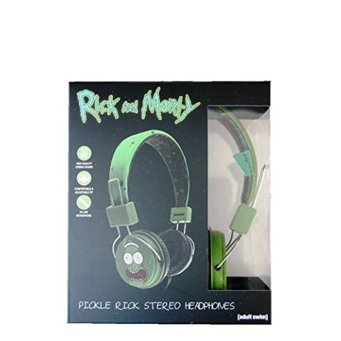 Rick & Morty Headphones - Pickle Rick (New)
