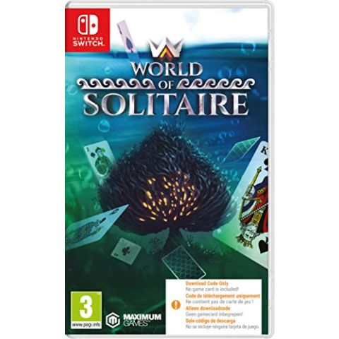 World of Solitaire (Code In A Box) (Switch) (New)