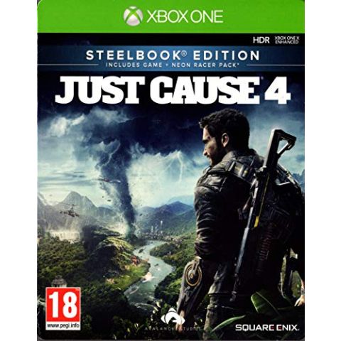 Just Cause 4 Steelbook (Neon Racer Pack) (Xbox One) (New)