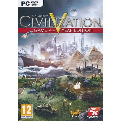 Civilization 5 Game of the Year Edition (PC DVD) (New)