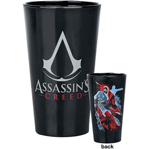Assassin's Creed Assassins Pint Glass Black (New)