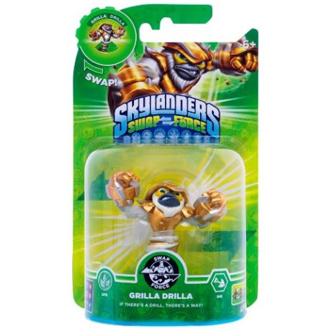 Skylanders Swap Force - Swappable Character pack - Grilla Drilla (Xbox 360/PS3/Nintendo Wii U/Wii/3DS) (New)