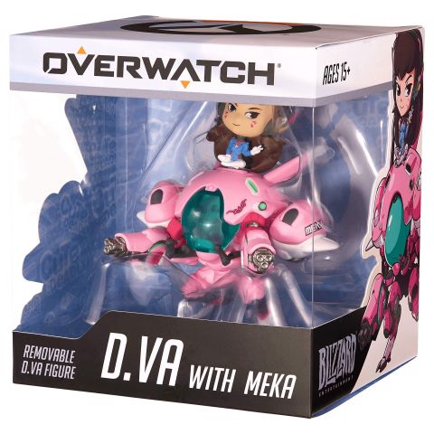 Official Blizzard Overwatch Cute But Deadly D.Va with Mekka Medium Figure (New)