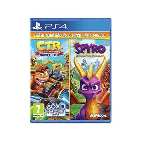 Crash Team Racing & Spyro Trilogy Double Pack PS4 (New)
