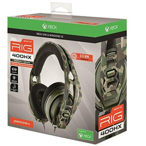 Plantronics RIG 400HX Forest Camo Xbox Gaming Headset (New)