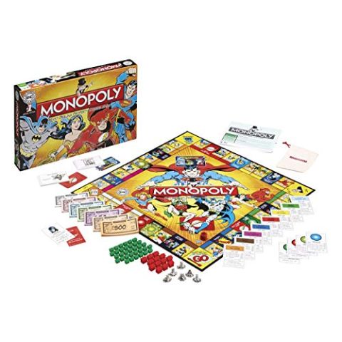 Winning Moves DC Comics Retro Monopoly Board Game (New)