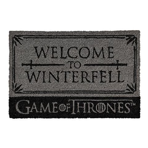 Game Of Thrones Welcome to Winterfell Door Mat, Multi-Colour, 40 x 60cm (New)
